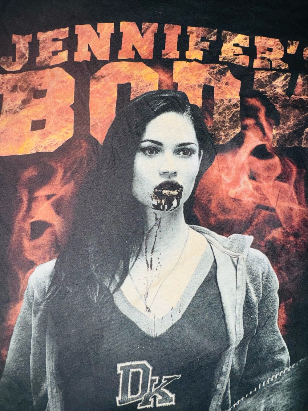Women Jennifer’s Body - Black and Orange Graphic Tee